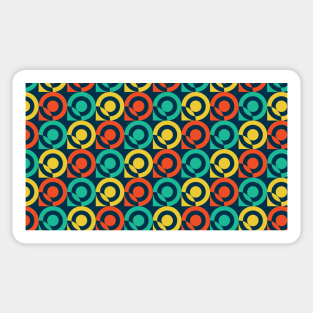 Colorful Circle Seamless Pattern 036#002 Sticker